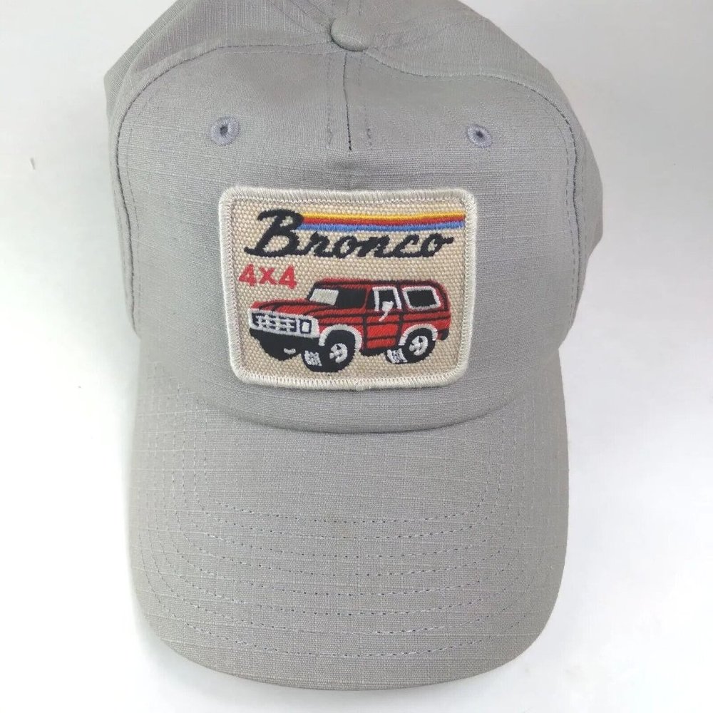 American Needle Ford Bronco‎ Snapback Trucker Hat Red Truck Embroidered C…